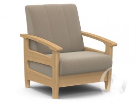 Кресло для отдыха Омега (бук лак/CATANIA LATTE) в Северо-Енисейском - severo-enisejskij.katalogmebeli.com | фото