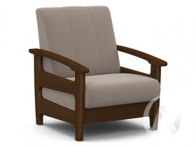 Кресло для отдыха Омега (орех лак/CATANIA COCOA) в Северо-Енисейском - severo-enisejskij.katalogmebeli.com | фото