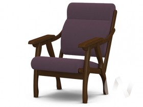 Кресло Вега-10 (орех лак/ULTRA PLUM) в Северо-Енисейском - severo-enisejskij.katalogmebeli.com | фото