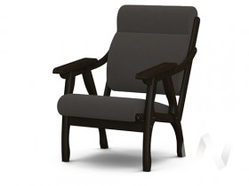 Кресло Вега-10 (венге лак/ULTRA GRAFIT) в Северо-Енисейском - severo-enisejskij.katalogmebeli.com | фото